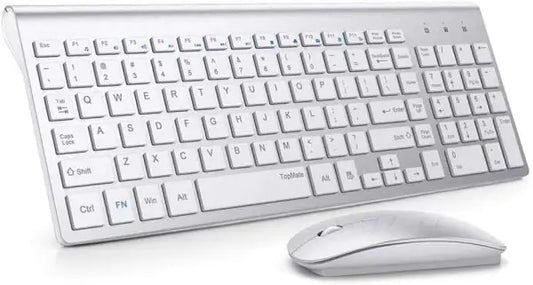 Wireless Keyboard And Ergonomic Mouse Set